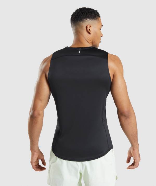 Panske Tielko Gymshark Speed Evolve Čierne | WC2895643